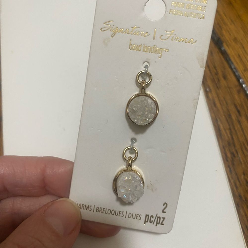 Signature Firma Bead Landing
Genuine Stone Charms, Nickel Free NWT